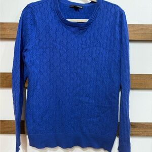 Basic Editions Men's Vibrant Blue Crewneck Sweater